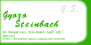 gyozo steinbach business card